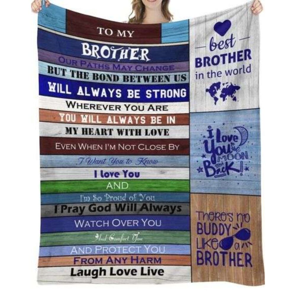 NEW Super Soft Wearable Hooded Throw Blanket  Brother
